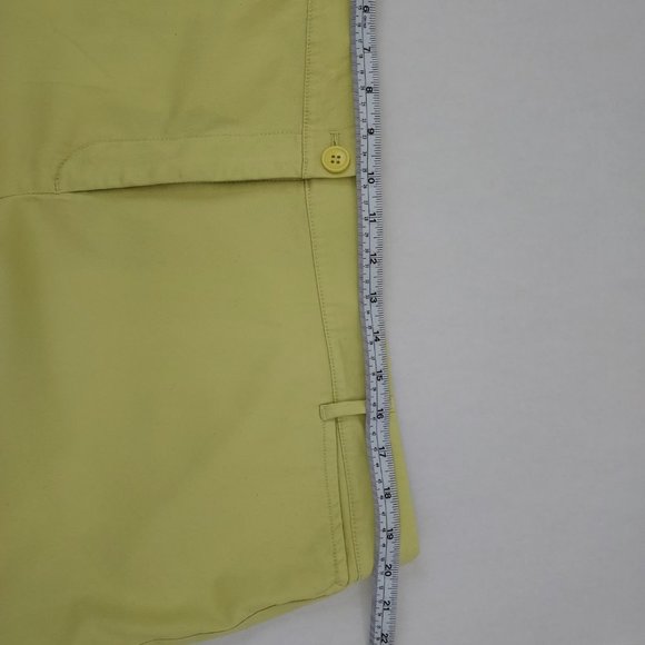 Talbots Yellow Cropped Pants - Picture 3 of 9